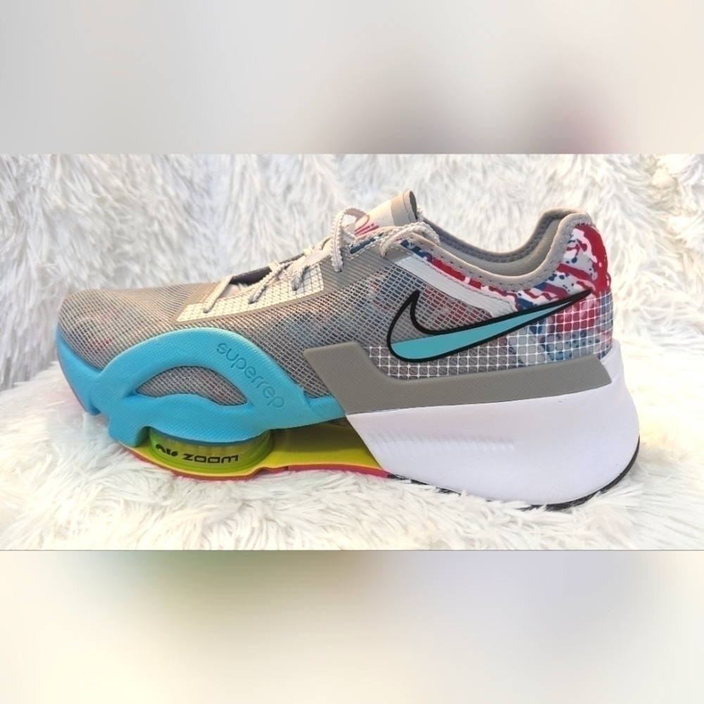 NWOT Nike Air Zoom SuperRep 3 Graphics Training Shoes Size 10.5